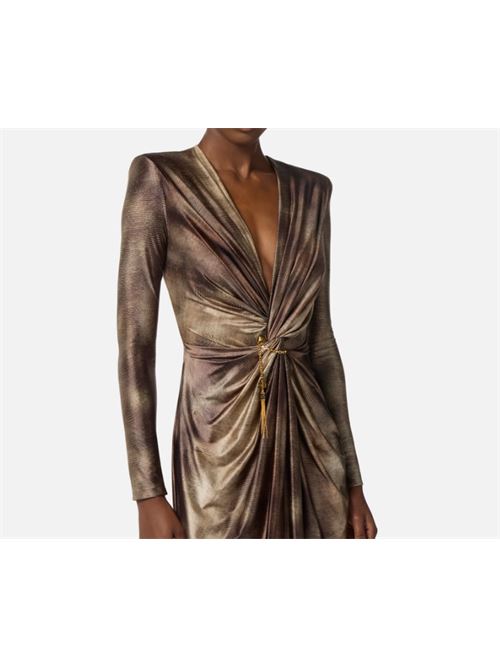 RED CARPET DRESS ELISABETTA FRANCHI | ABR3557E2EL1 Lizard